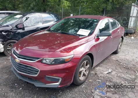 2016 Chevrolet Malibu Ls z USA, uszkodzony, nr VIN 1G1ZB5ST2GF241368